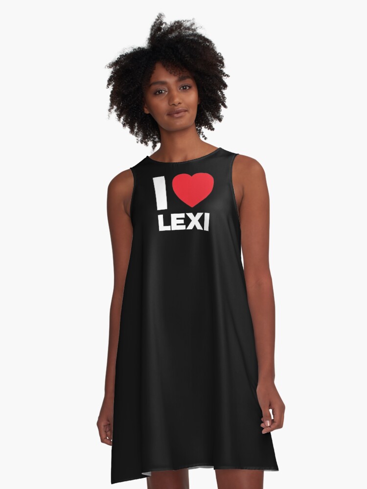 Vestido acampanado «La amo, mujer niña hija nombre Lexi» de TwoLittleStore | Redbubble Vestido acampanado «La amo, mujer niña hija nombre Lexi» de TwoLittleStore | Redbubble