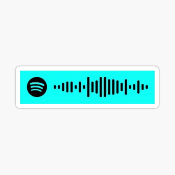 Justin Beiber - Peaches (Justice Album) spotify code Sticker