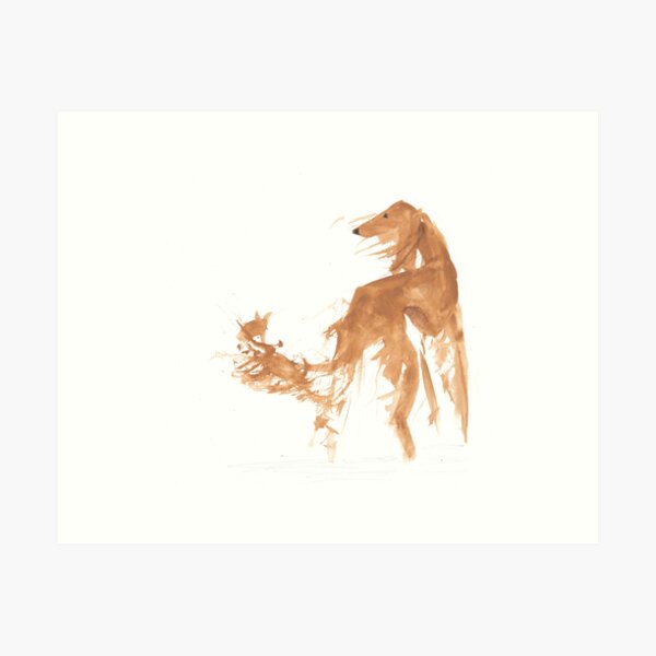 Saluki Art Print