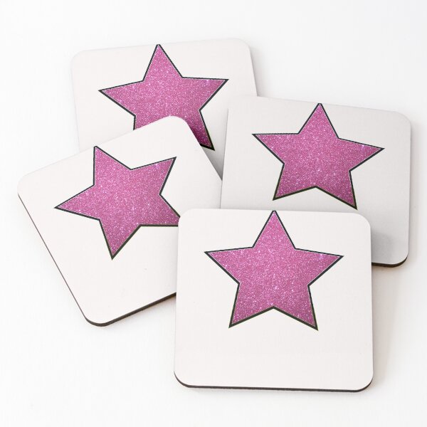 Item preview, glittery pink star designed and sold by TrinityGIRL.