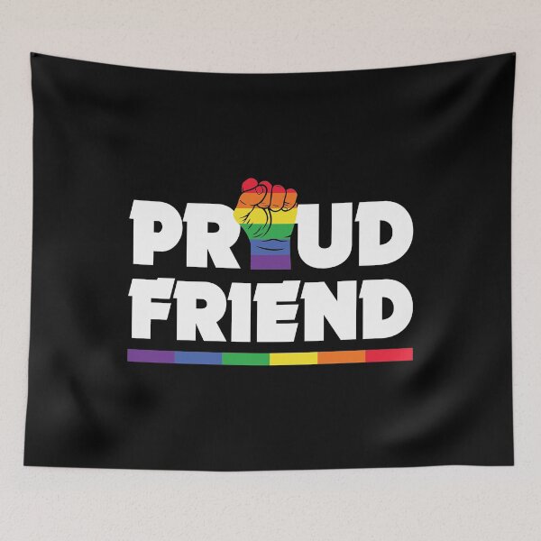 Item preview, Proud Friend - LGBT+ pride design. designed and sold by PrintPress.