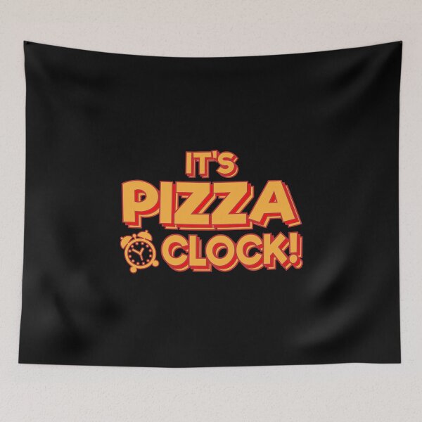 Item preview, It's Pizza o' Clock! designed and sold by ShaykhUmer.