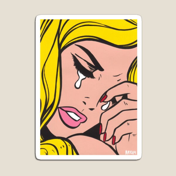 Artikel-Vorschau von Blondes weinendes komisches Mädchen, designt und verkauft von turddemon.