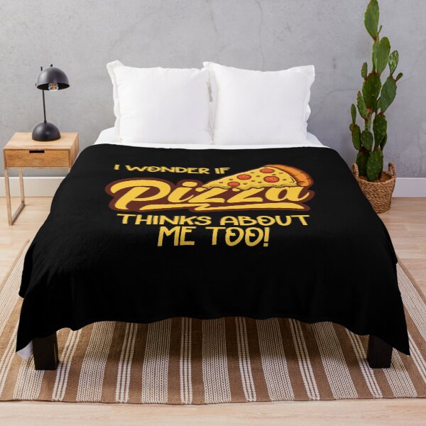 Item preview, I Wonder If Pizza Thinks About Me Too! designed and sold by ShaykhUmer.