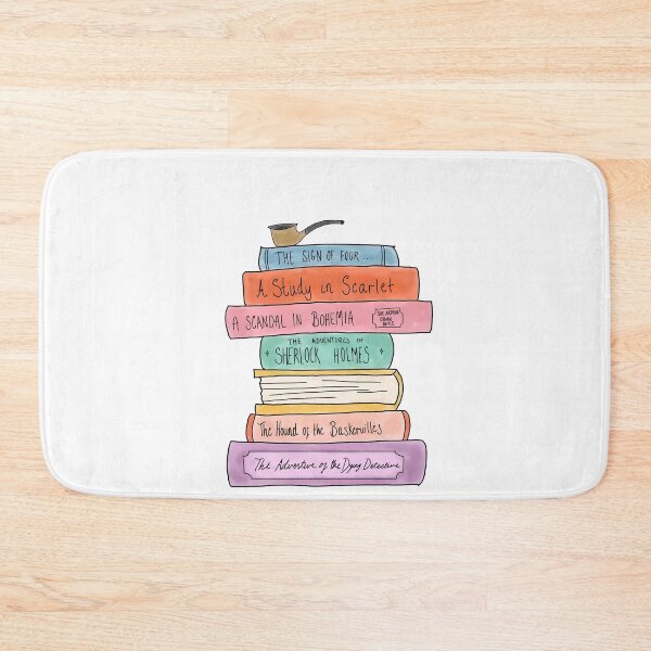 Item preview, Sherlock Holmes book stack designed and sold by bookloversclub.