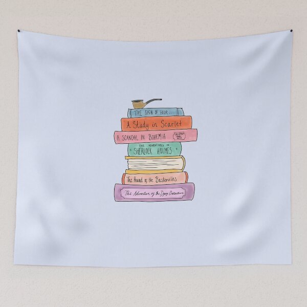 Item preview, Sherlock Holmes book stack designed and sold by bookloversclub.
