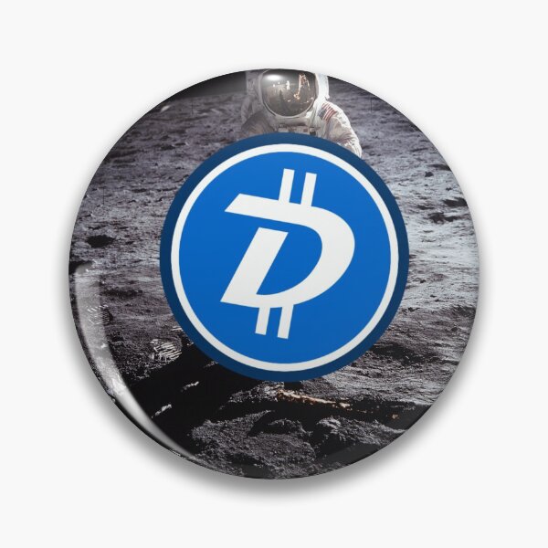 Item preview, Digibyte Moon Astronaut designed and sold by HiddenStar02.
