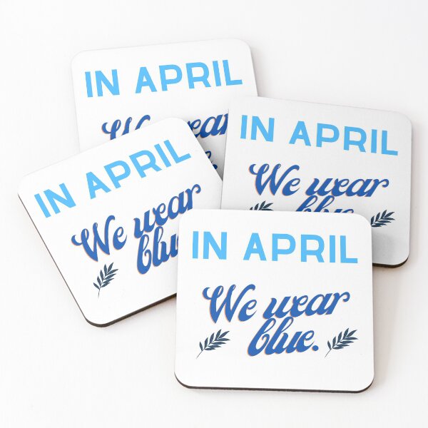 Item preview, in april we wear blue, designed and sold by XNiZUN.