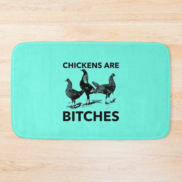 Item preview,  Chickens are Bitches -Crazy Rich Asians Design on Aqua - Bok Bok Bitch! designed and sold by katiekendall.