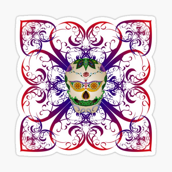 Sugar Skull Sticker