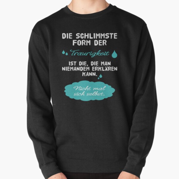 Sadness. Depression therapy gift Pullover Sweatshirt