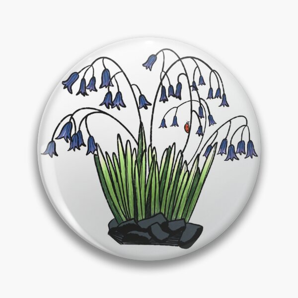 Item preview, Ladybird in Bluebells in colour designed and sold by DesignsByJaycee.