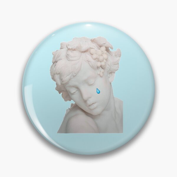 Item preview, Crying statue vaporwave render designed and sold by Vaporwave96kid.