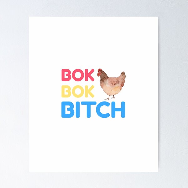 Item preview, Bok Bok Bitch -Crazy Rich Asians Design in Multi- because Chickens are Bitches! designed and sold by katiekendall.