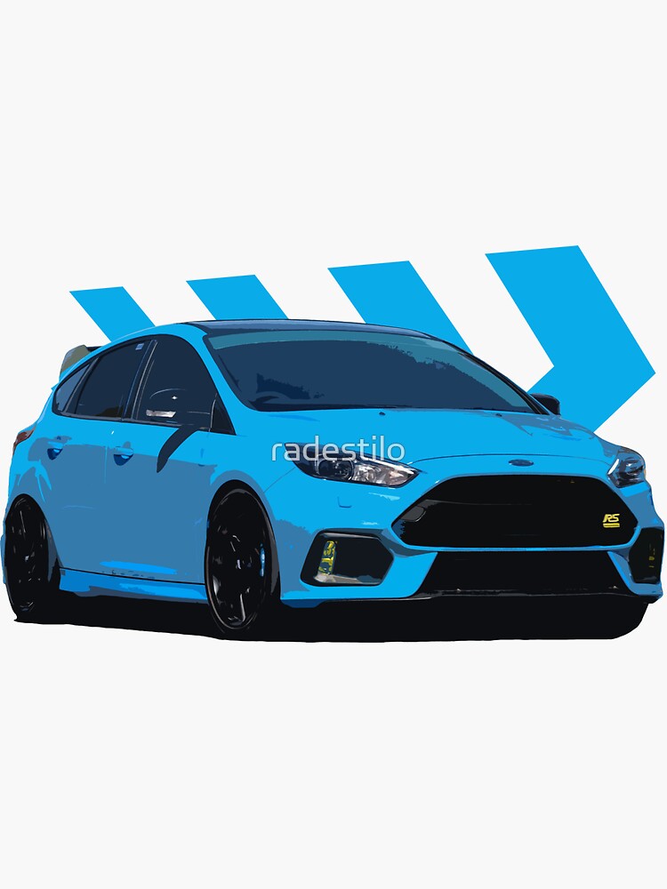 Thumbnail 3 of 3, Sticker, Ford Focus RS designed and sold by radestilo.