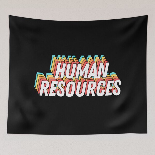 Item preview, Retro Human Resources Text designed and sold by ALL Prints.