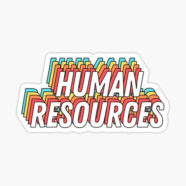 Item preview, Retro Human Resources Text designed and sold by ALL Prints.