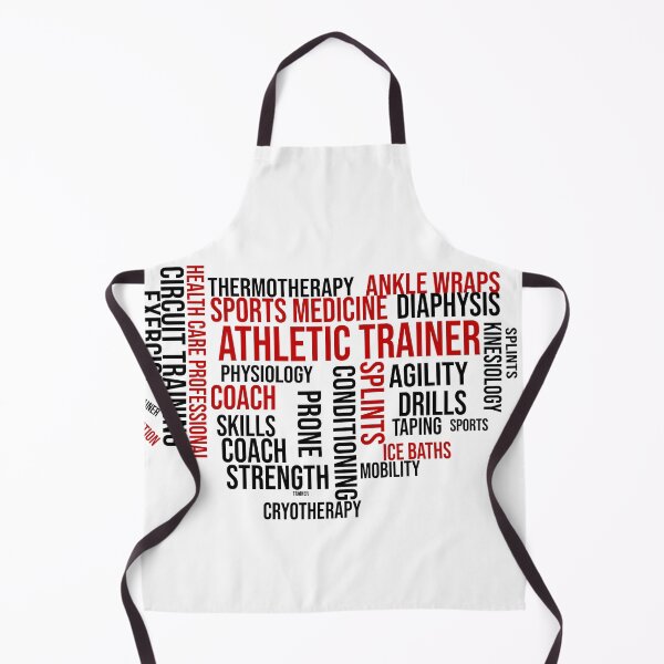 Item preview, Athletic Trainer Word Cloud Heart designed and sold by TeesYouWant.