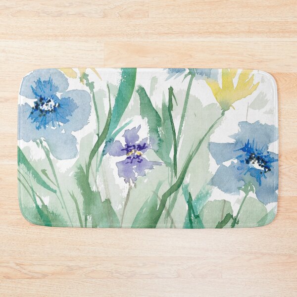 Item preview, Watercolor Field Flowers Painting designed and sold by Karlena Lewin Studio.