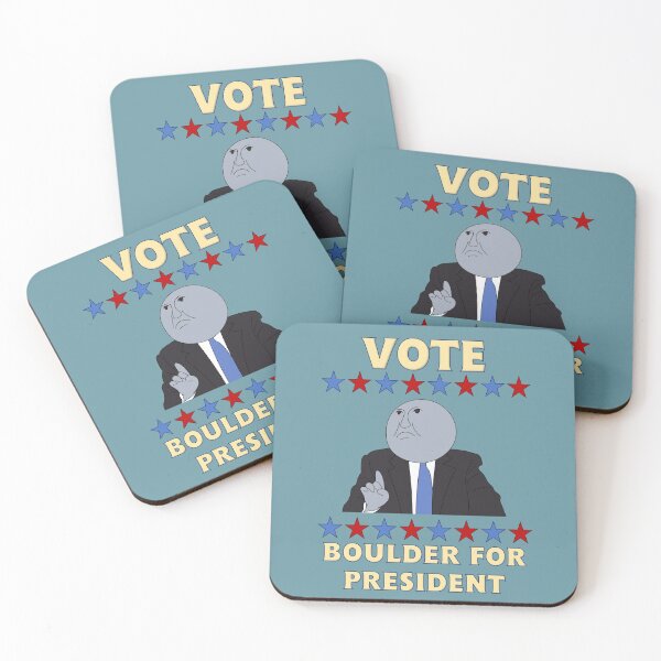 Aperçu de l'œuvre Boulder pour le président Poster créée et vendue par TheRealXboxNerd (Chris Fowler).