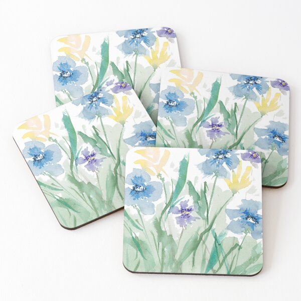 Item preview, Watercolor Field Flowers Painting designed and sold by Karlena Lewin Studio.