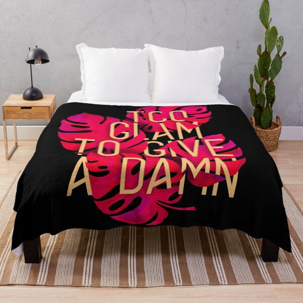 Item preview, TOO GLAM TO GIVE A DAMN designed and sold by azified.