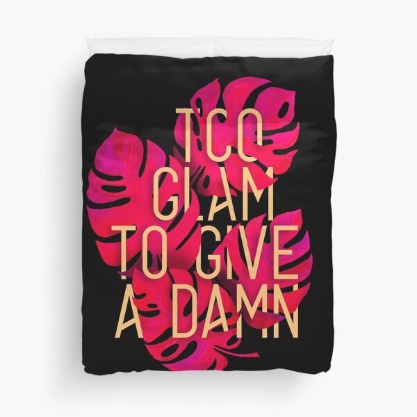 Item preview, TOO GLAM TO GIVE A DAMN designed and sold by azified.