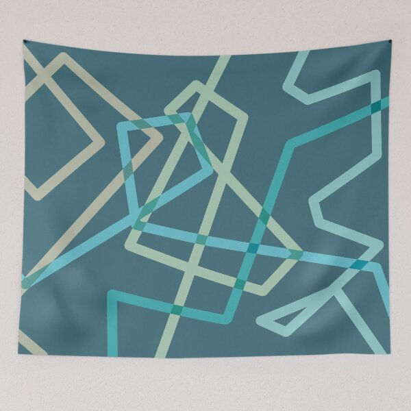 Artikelvorschau, Blaues Gitter entworfen und verkauft von redstitchlab.