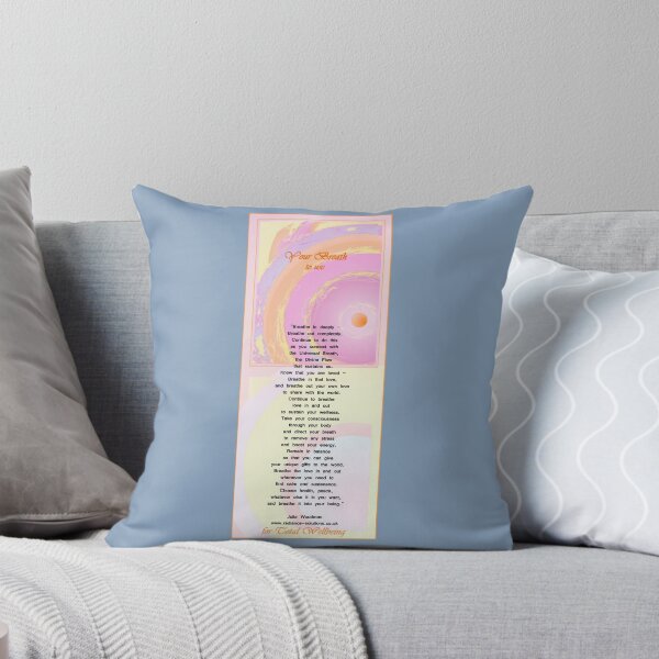 Item preview, Your Breath to use - Poem on Consciousness Art background designed and sold by Julia Woodman.