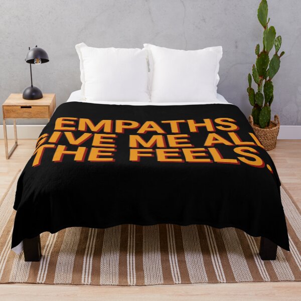 Item preview, Empaths Give Me All The Feels Motivational Quote designed and sold by Sour Soul.