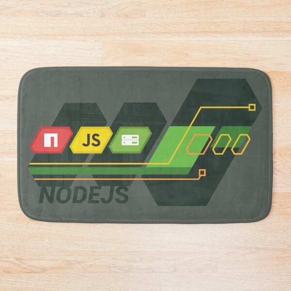 Item preview, NodeJs Backend #1 (dark) designed and sold by Devshirt.