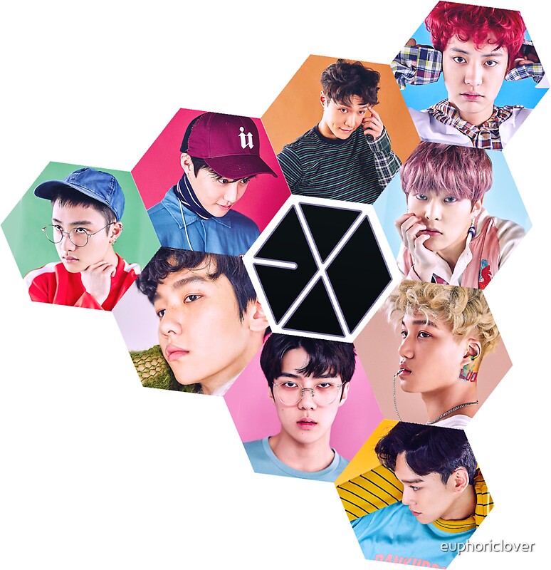 exo stickers redbubble