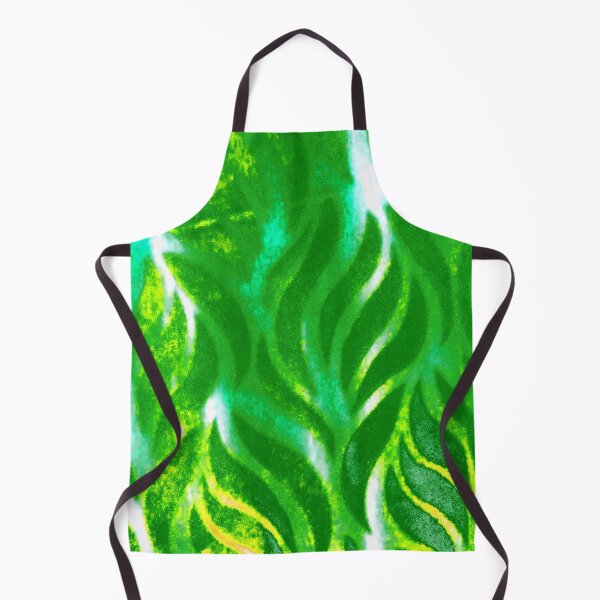 Item preview, Leaf patterns of deep dark green with yellow hints. designed and sold by calmingchaos.