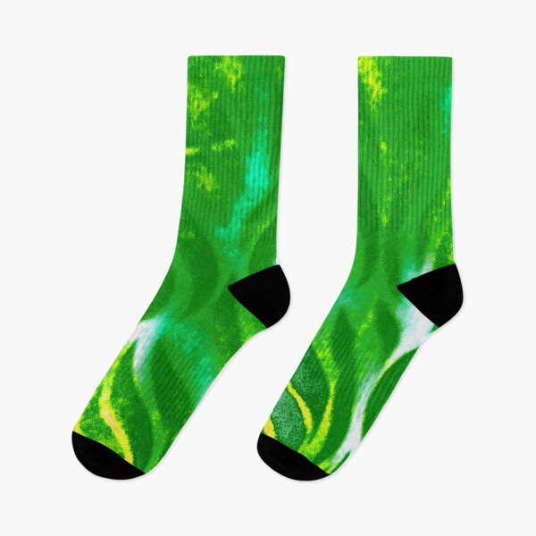 Item preview, Leaf patterns of deep dark green with yellow hints. designed and sold by calmingchaos.