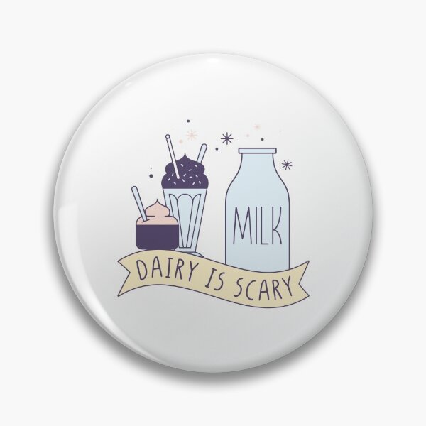 Item preview, Dairy Is Scary Funny Lactose Intolerance Quotes designed and sold by Scratches Tees.