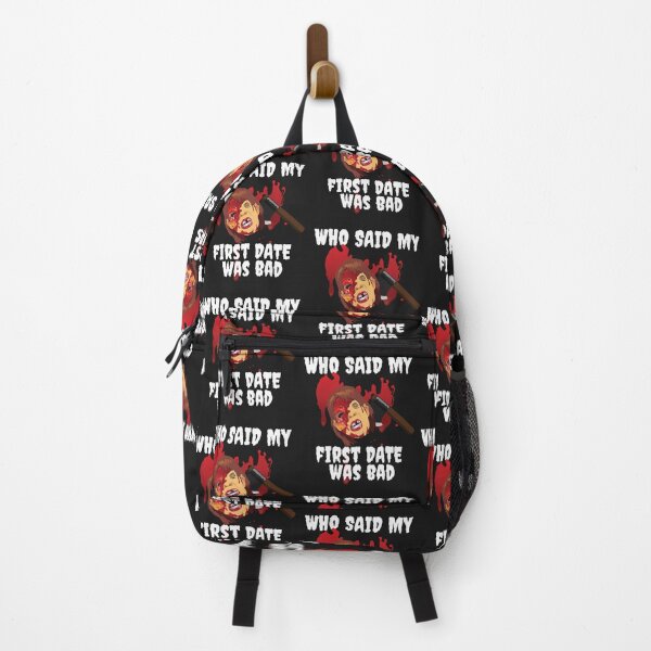 Item preview, FIRST DATE, WHO SAID MY FIRST DATE WAS BAD, ,FUNNY HORROR designed and sold by R B Chrystal.