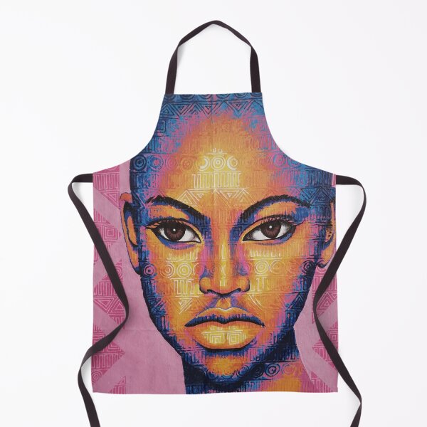 Item preview, Pink tribal portrait designed and sold by khalaijimase.
