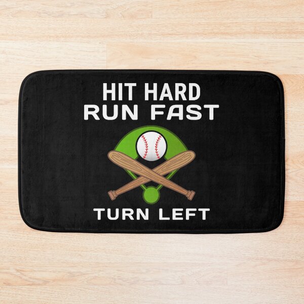 Item preview, Hit Hard Run Fast Turn Left designed and sold by SHOPBLOB.
