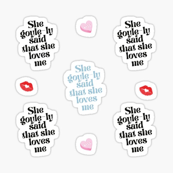 She Love Me Sticker For Sale By Cestlibre Redbubble 8134