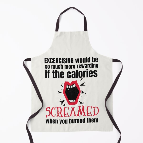 Item preview, Workout Gym Shirt Exercising would be so much more rewarding if the calories screamed when you burned them designed and sold by Click-Like.