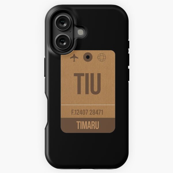 Item preview, Timaru,New Zealand Vintage Airport Luggage Tag Gift Idea For Traveller designed and sold by InspireShop.