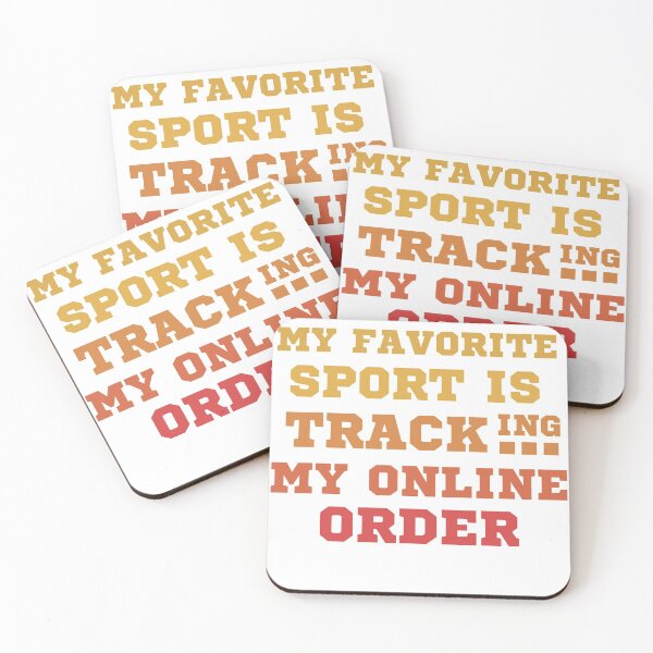 Item preview, My Favorite Sport Is Tracking My Online Orders design designed and sold by BeenTees.