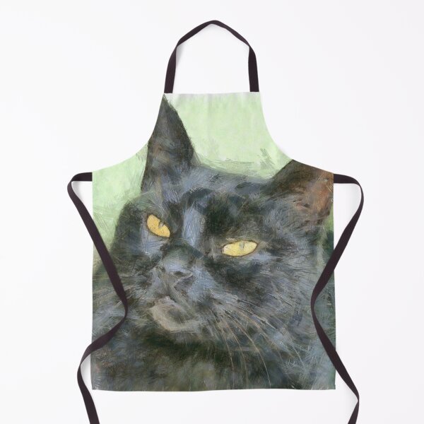 Item preview, Grumpy Black Cat Pencil Art designed and sold by taiche.
