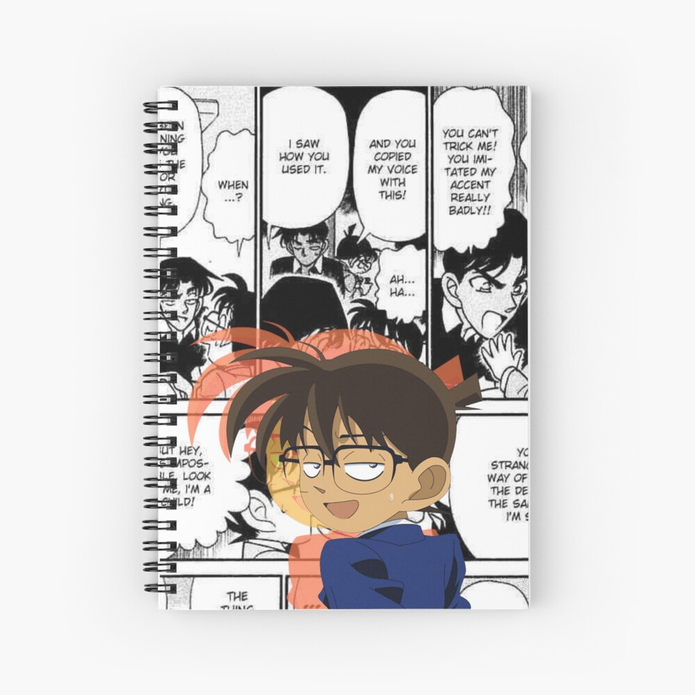 Detective Conan Manga 6 Spiral Notebook for Sale by creativesbysheu