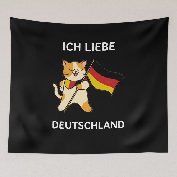 Item preview, i love germany cat designed and sold by Ssilky.