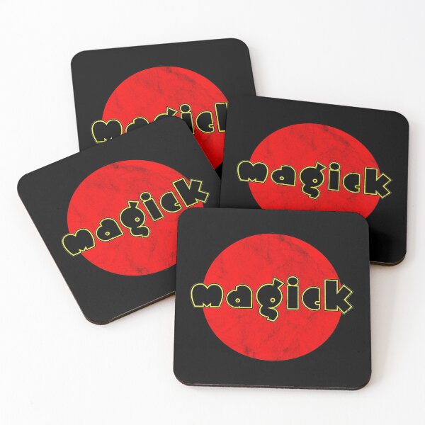 Magick II Distressed Coasters (Set of 4)