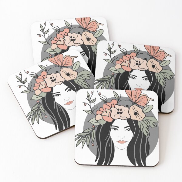 Item preview, woman & flowers designed and sold by Taniazi.