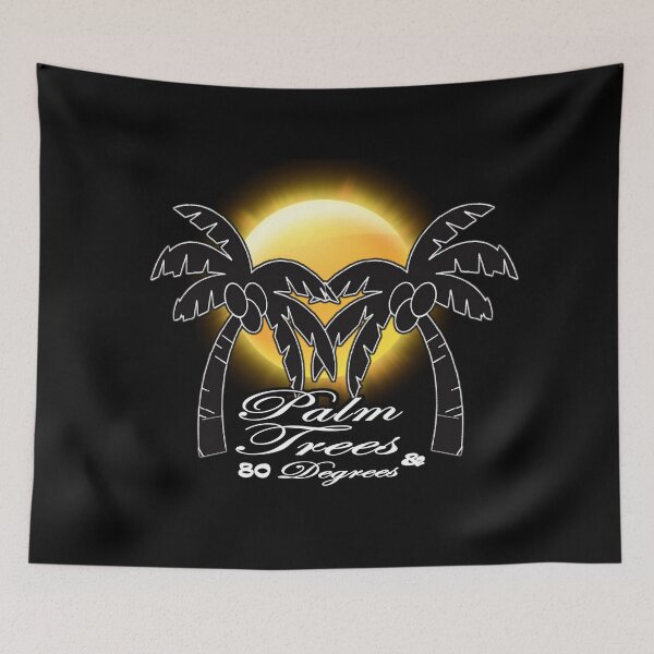 Item preview, Palm Trees and 80 Degrees , sunset coco,  designed and sold by oussimakh.