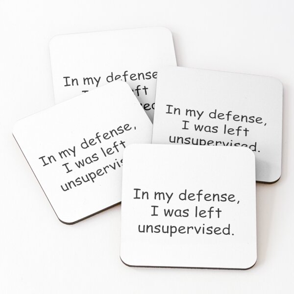 Item preview, In my defence I was left  funny  humour designed and sold by Creativeart1974.