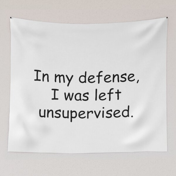 Item preview, In my defence I was left  funny  humour designed and sold by Creativeart1974.